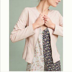 NEW Anthropologie leather jacket BB Dakota L